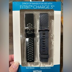 Pack of 2 Watchbands for ForBit Charge 3, New in Box